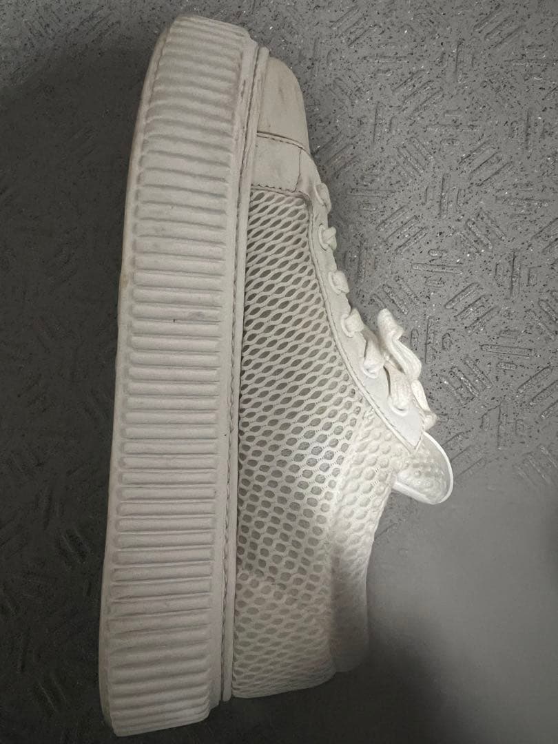 miumiu ミュウミュウ メッシュフラットフォームスニーカー 37サイズ