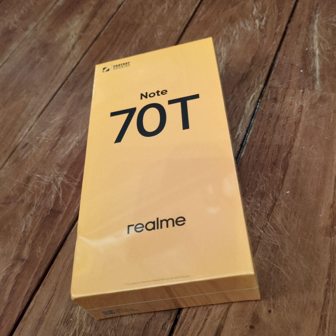 お値下不可！Realme Note 70T 4GB+256GB(ゴールド)