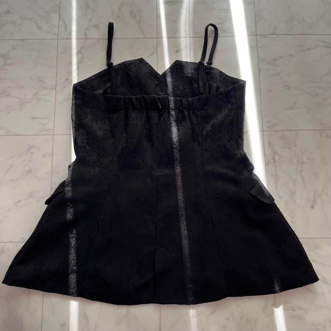 kana カナ　ジャガード セットアップ ヴィンテージライクパンツドレス M