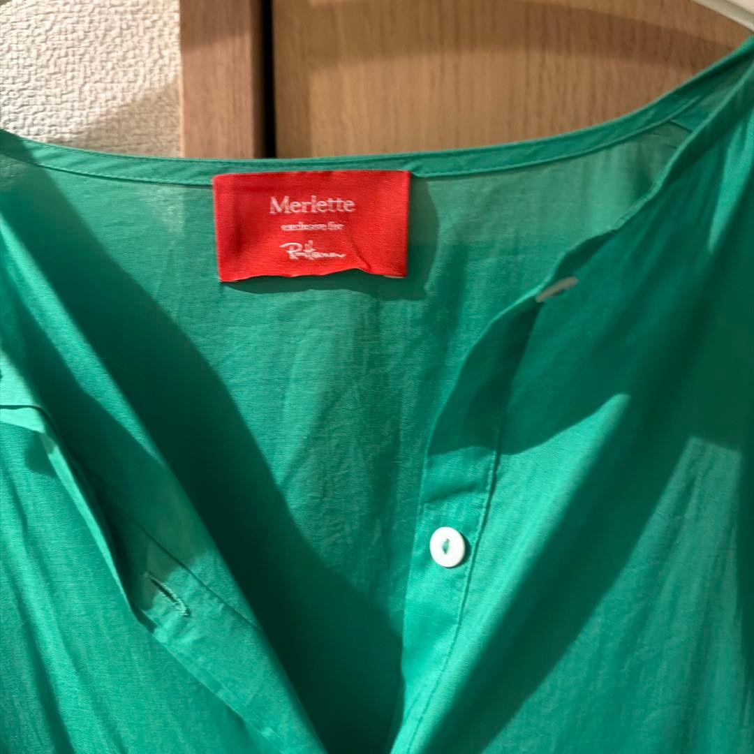 ロンハーマン別注　Merletteマーレット　ワンピ　シャツワンピ