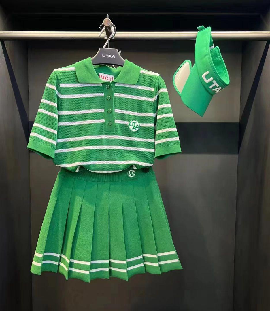 ⬛︎ UTAA ゴルフウェア レディース ポロシャツとスカート上下セット