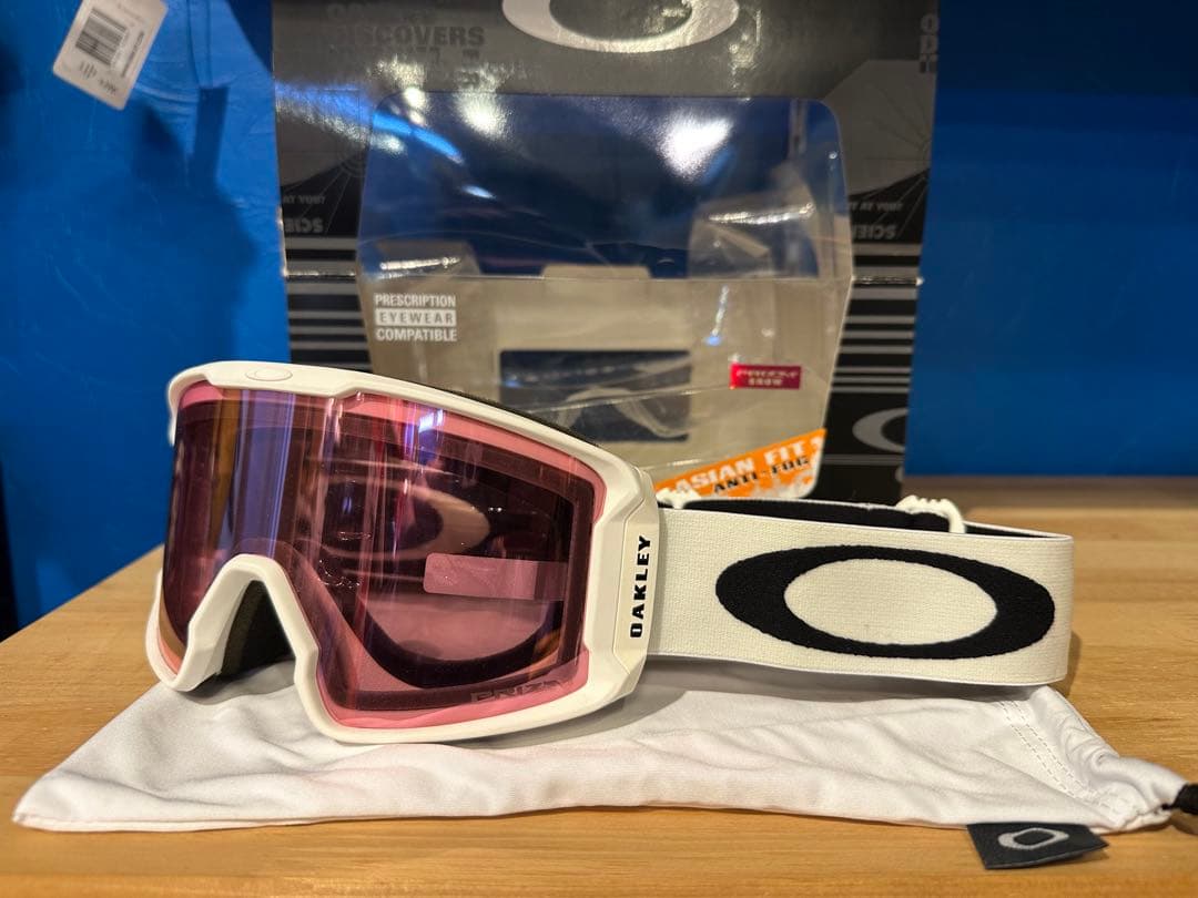 OAKLEY LINE MINER  ゴーグル ホワイト/ピンク