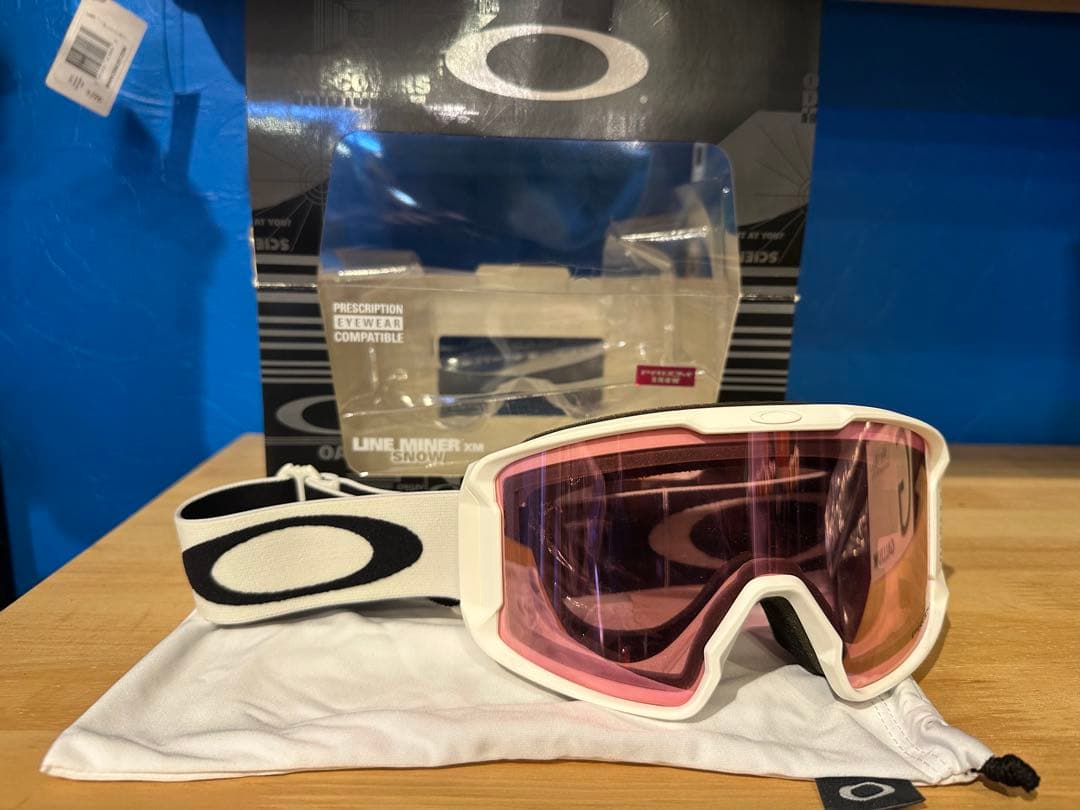 OAKLEY LINE MINER  ゴーグル ホワイト/ピンク
