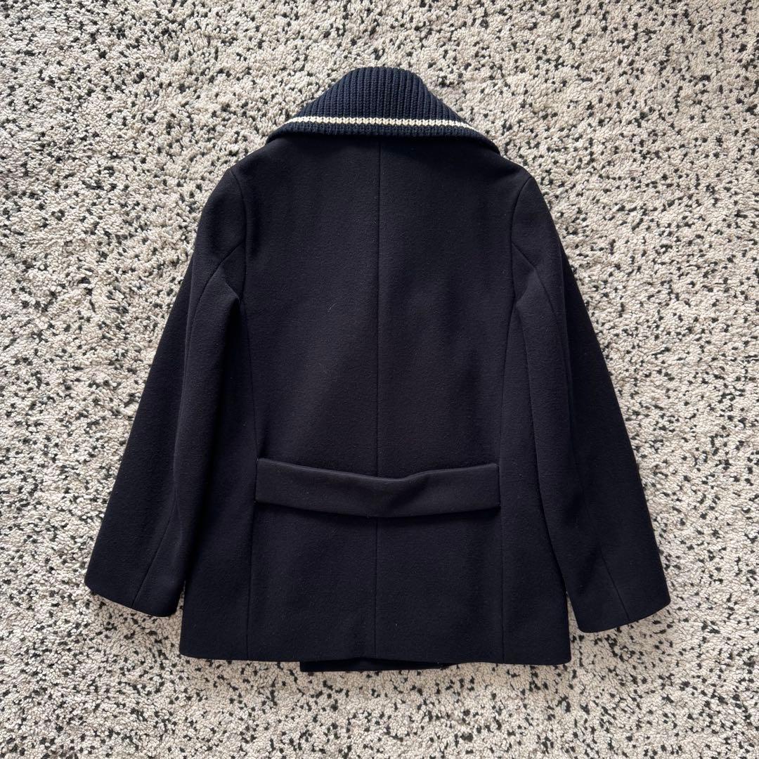 ジャケット・アウター PRADA, 13FW SAILOR COLLAR P COAT