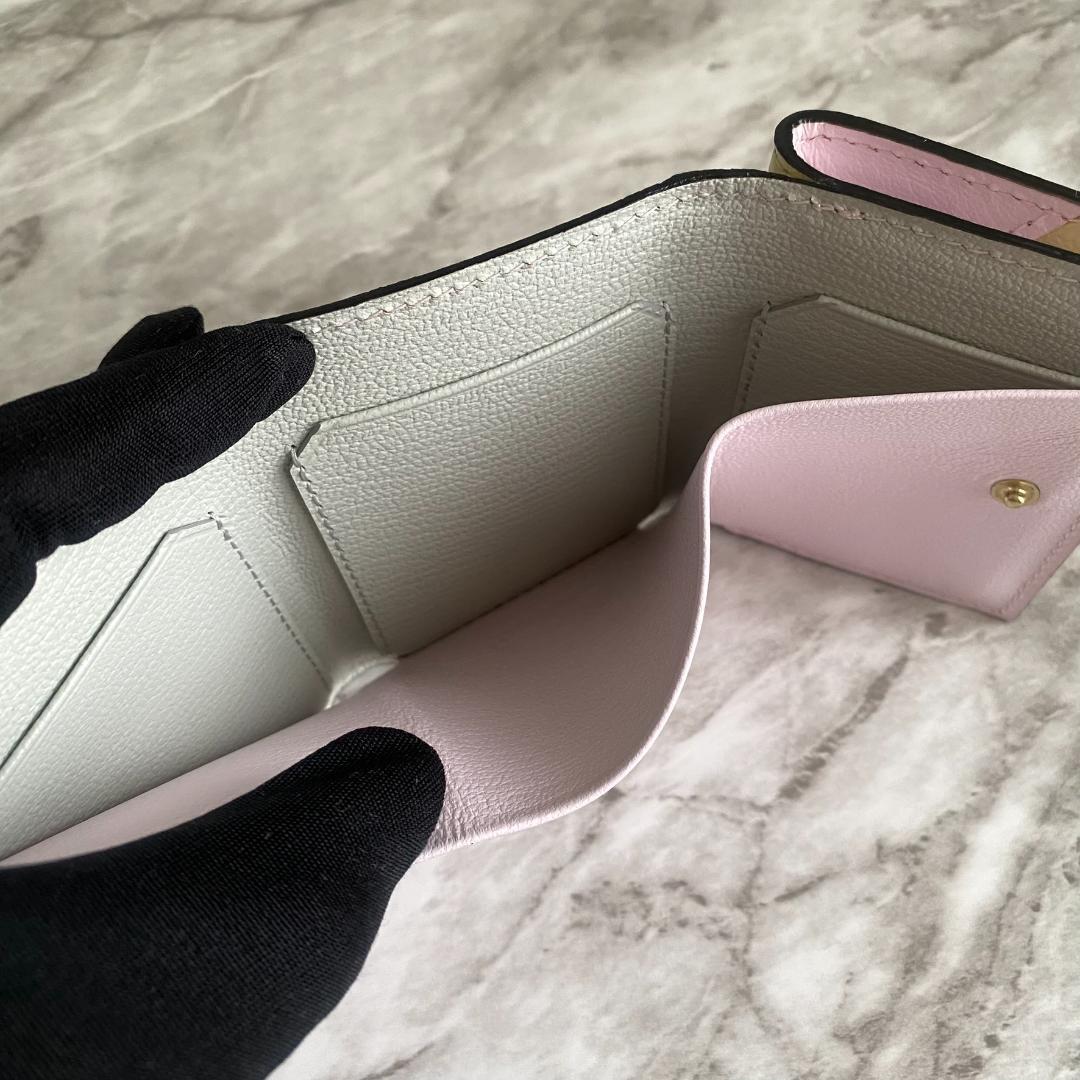 新品 三つ折り財布 本革 レザー コンパクト 【ラルコバレーノ】2160