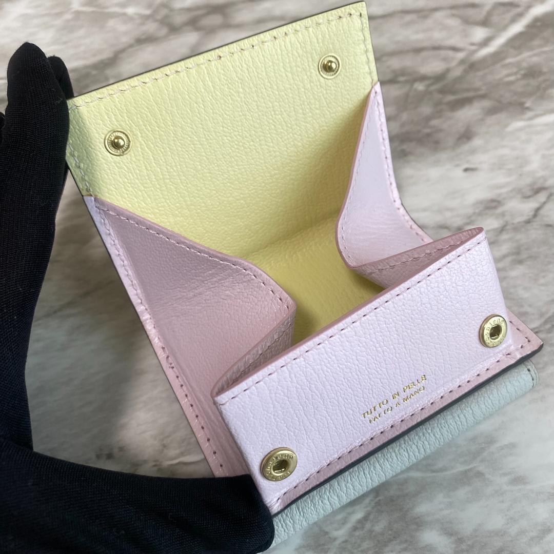 新品 三つ折り財布 本革 レザー コンパクト 【ラルコバレーノ】2160