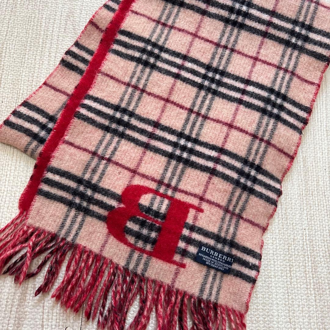 【本日限定価格】リバーシブル/Burberryマフラー