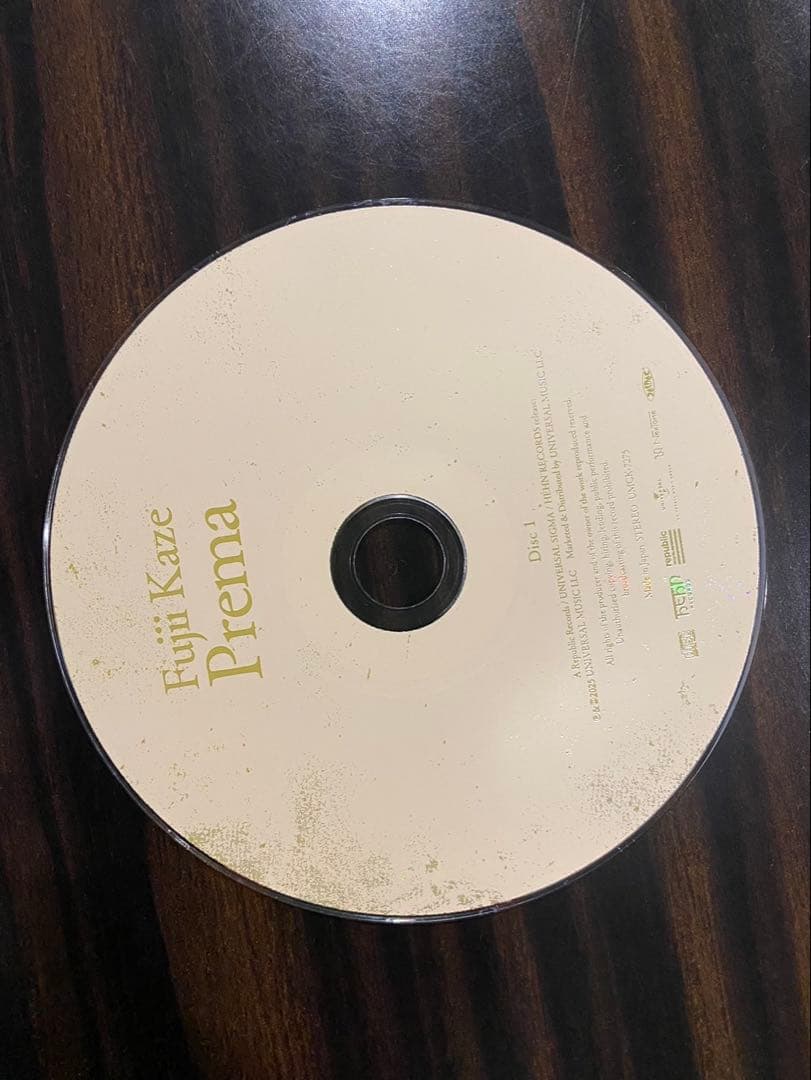 【SpinLab Shop 】Fujii Kaze Pre: Prema