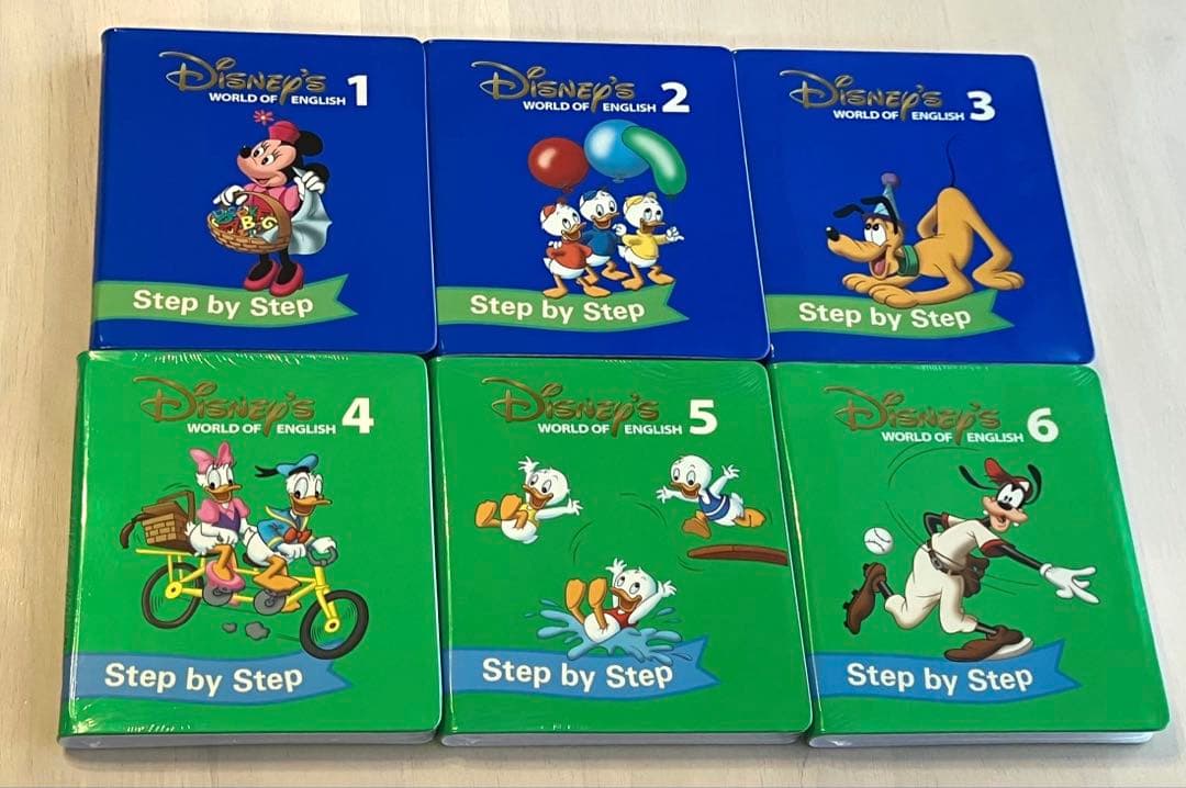 未開封多数　新子役　ディズニー英語システム　dwe ステップバイステップ　dvd