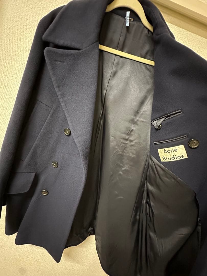マ*サ様 acne アクネ　ピーコート/48/ウール/NVY/MURRAY PA