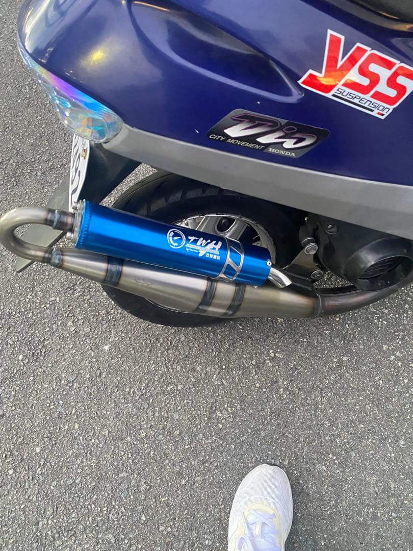 Dio 専用 青いマフラーTWH