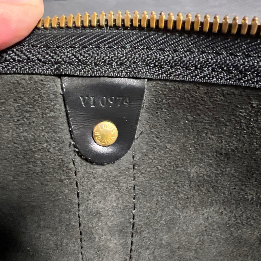 Louis Vuitton エピレザー ブラック ボストンバッグ