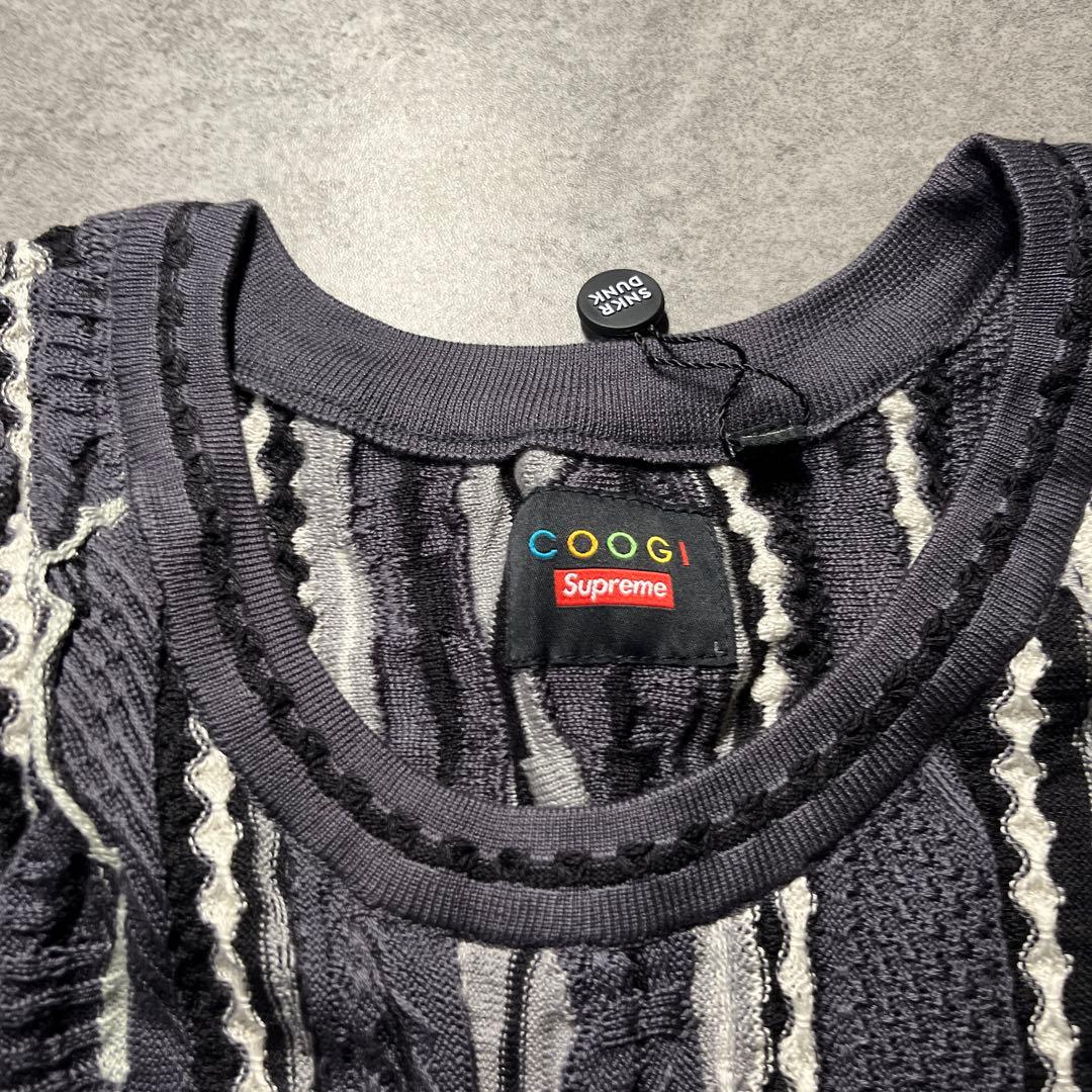 新品未使用 supreme×coogi ニット タンクトップ L 送料無料