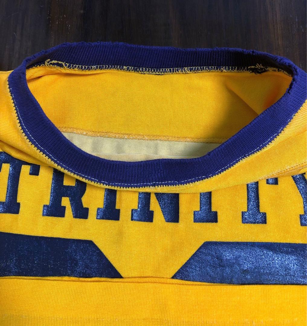 60sチャンピオン　フットボール　Tシャツ　カレッジ　70s 80s ナス紺