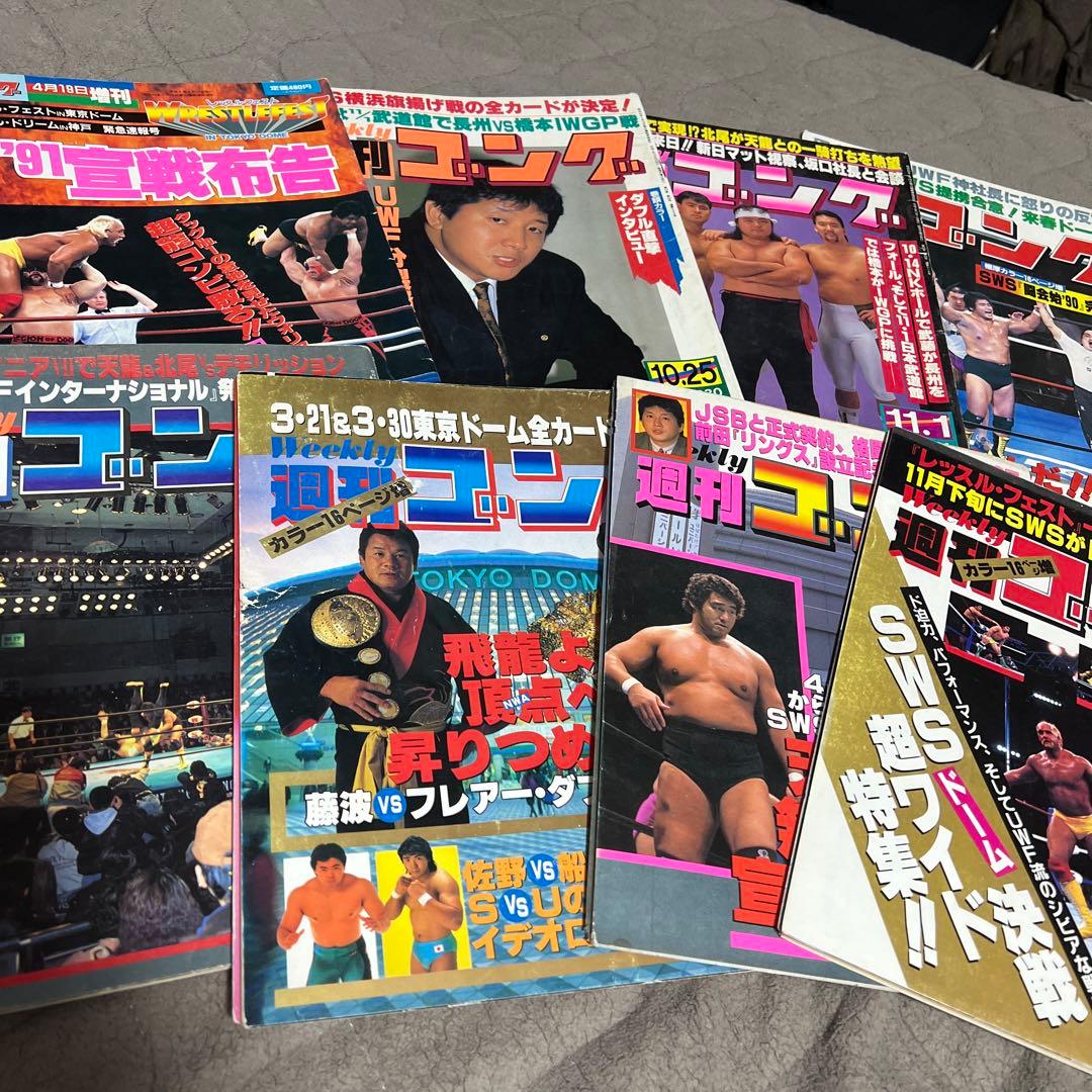 週間ゴング15冊＋週間プロレス1冊　計16冊セット