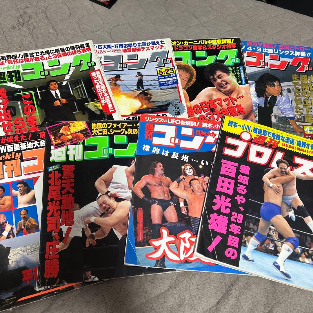 週間ゴング15冊＋週間プロレス1冊　計16冊セット