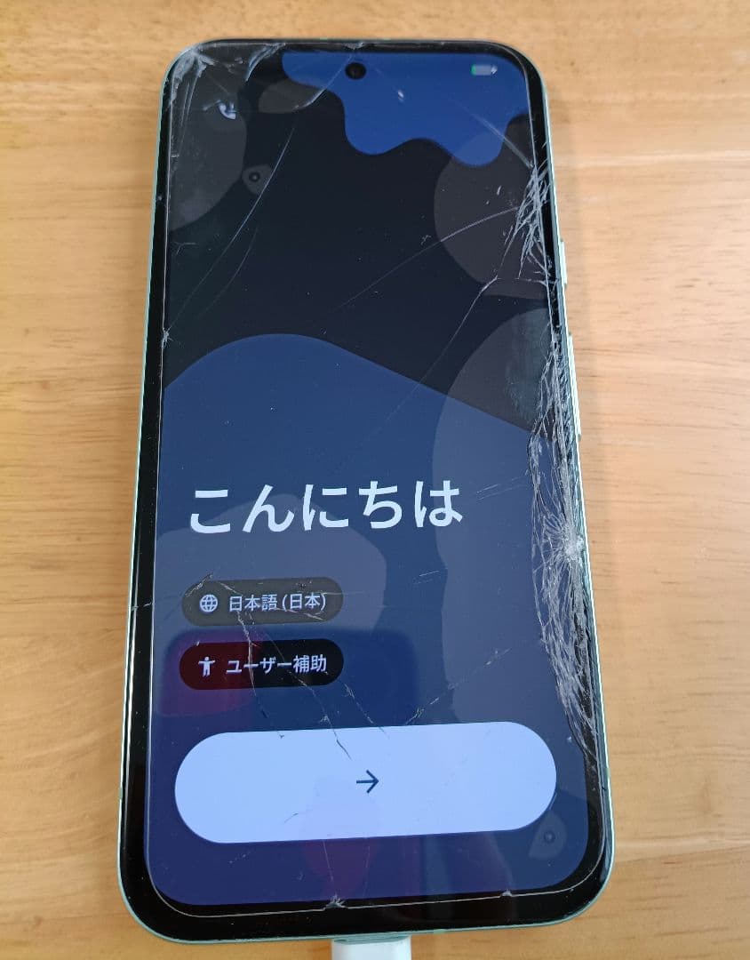 Google Pixel 8a アロエ 画面割れ ジャンク