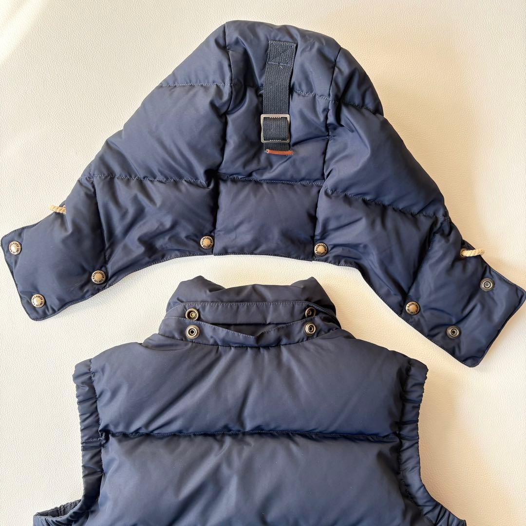 ポロラルフローレン ダウンベスト 2way ポニー刺繍 ネイビー 紺色 S