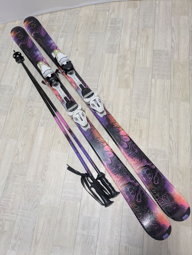 Hart Innocence DL-Ⅱ　スキー　145cm　ストック　セット