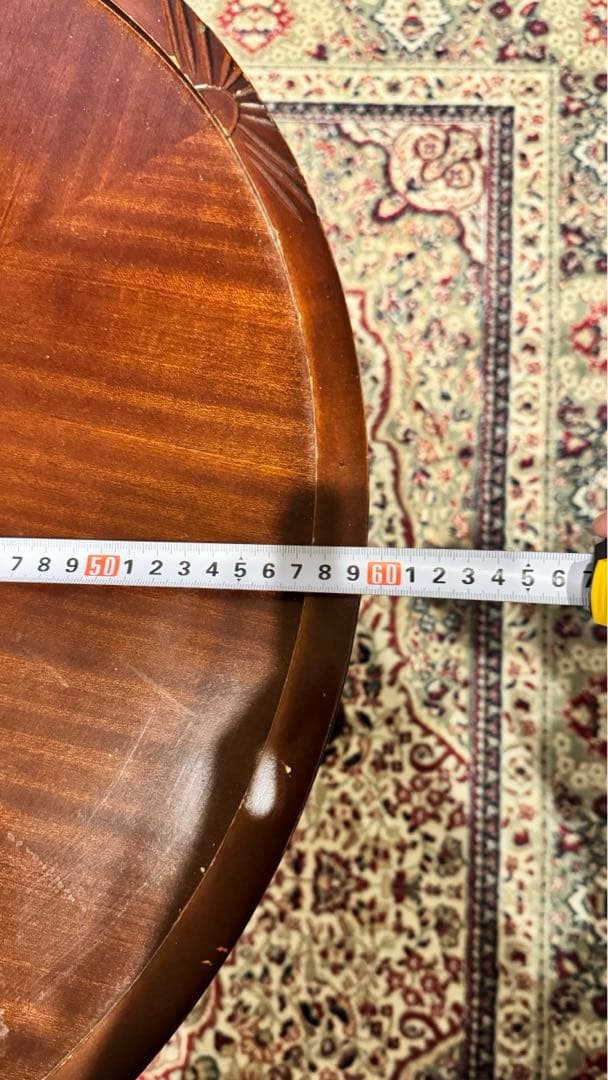 70B マホガニー　アンティーク　ローテーブル