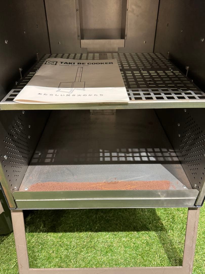 薪ストーブ　【新品】TAKI BE COOKER グローブ　ホーロー鉄板付き