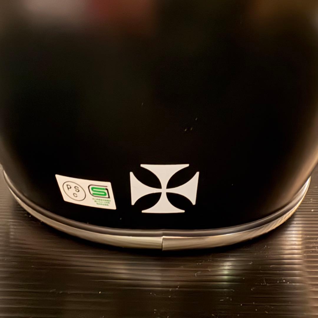 断捨離祭り　RIDEZフルフェイスヘルメット マットブラック　Ｌ