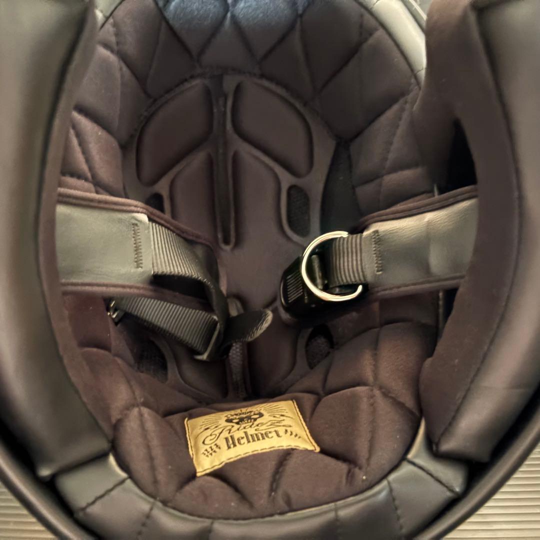 断捨離祭り　RIDEZフルフェイスヘルメット マットブラック　Ｌ