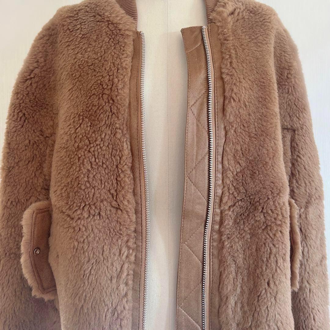 新品未使用 ベアポンチョブルゾン テディケープ ライトブラウン