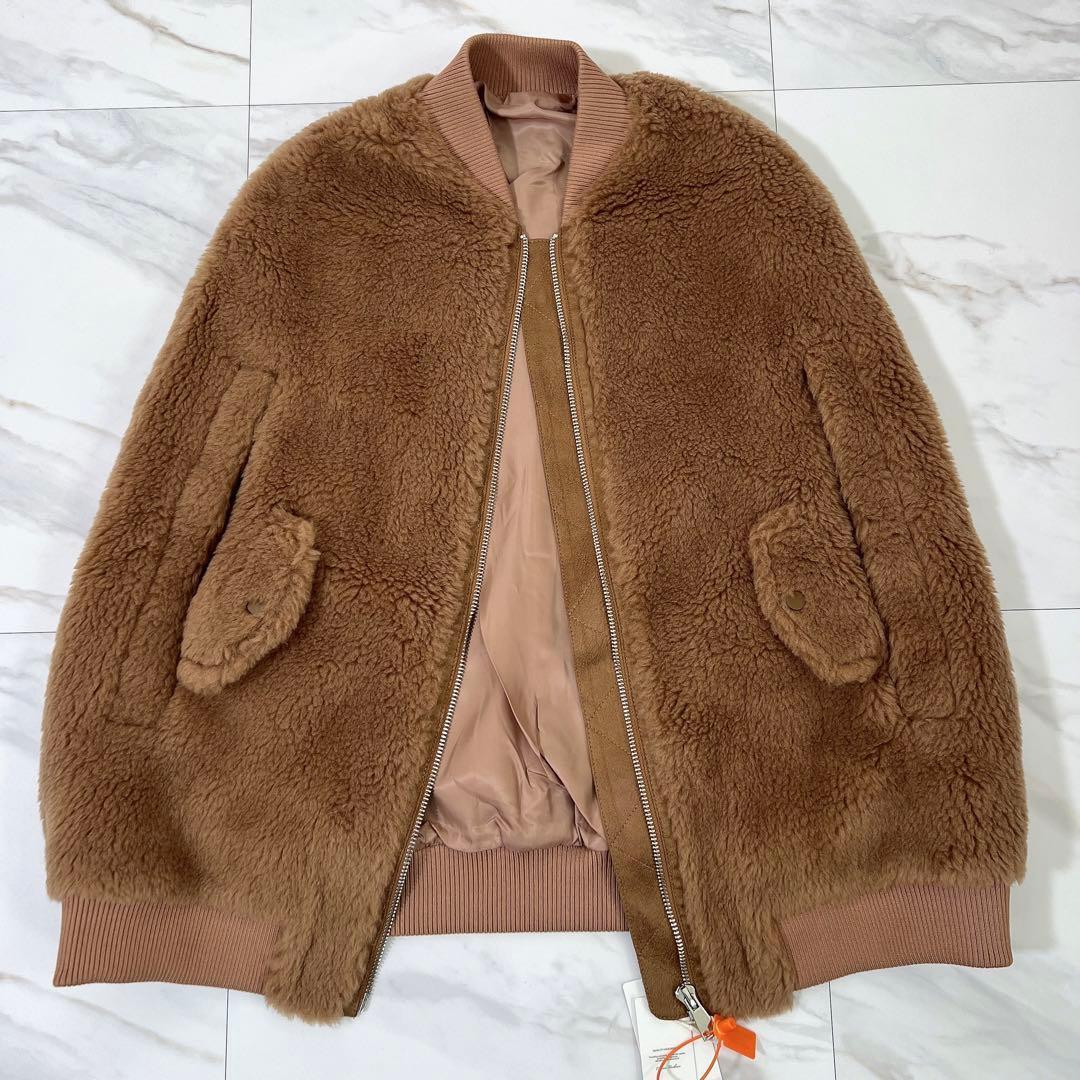 新品未使用 ベアポンチョブルゾン テディケープ ライトブラウン