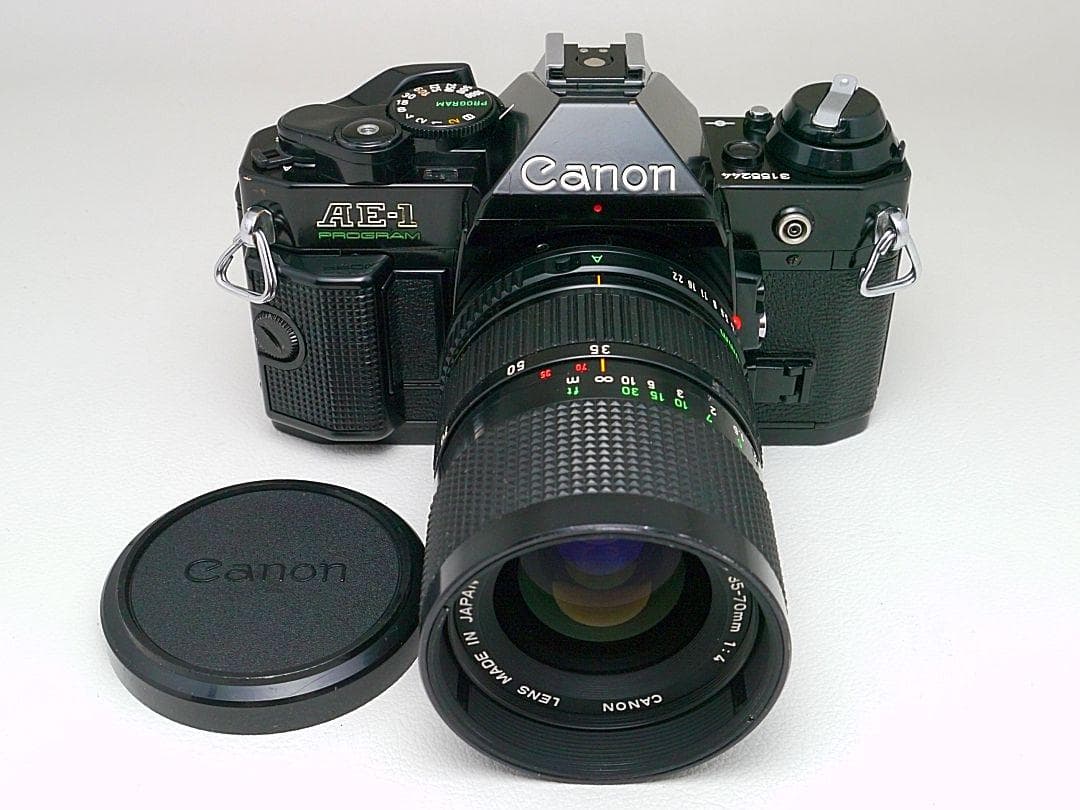 Canon AE-1 PROGRAM FD 35-70mm付 動作OK 中古良品
