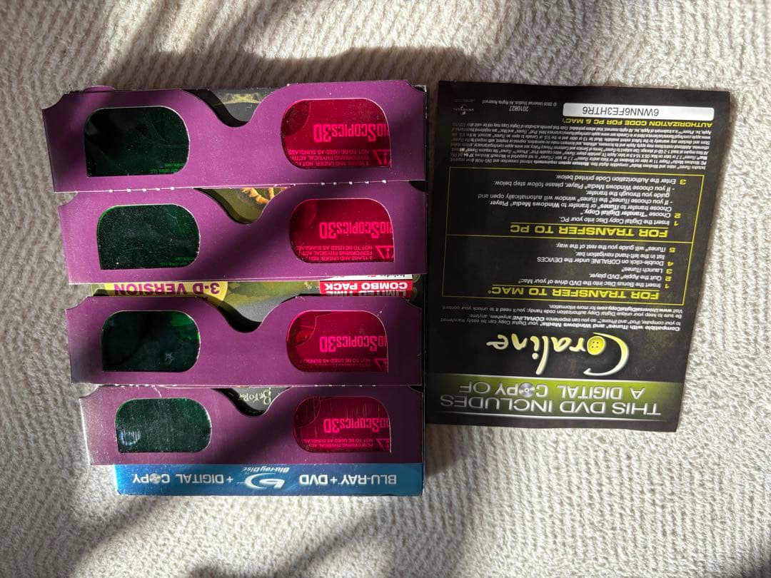 【美品】コラライン3D DVD