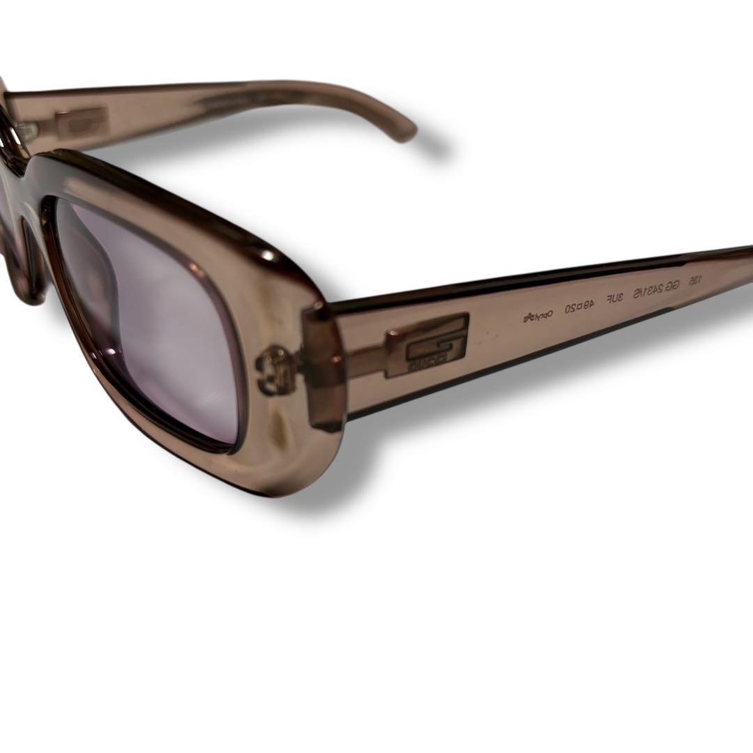 希少 正規 90s GUCCI グッチ トムフォード期 サングラス パープル