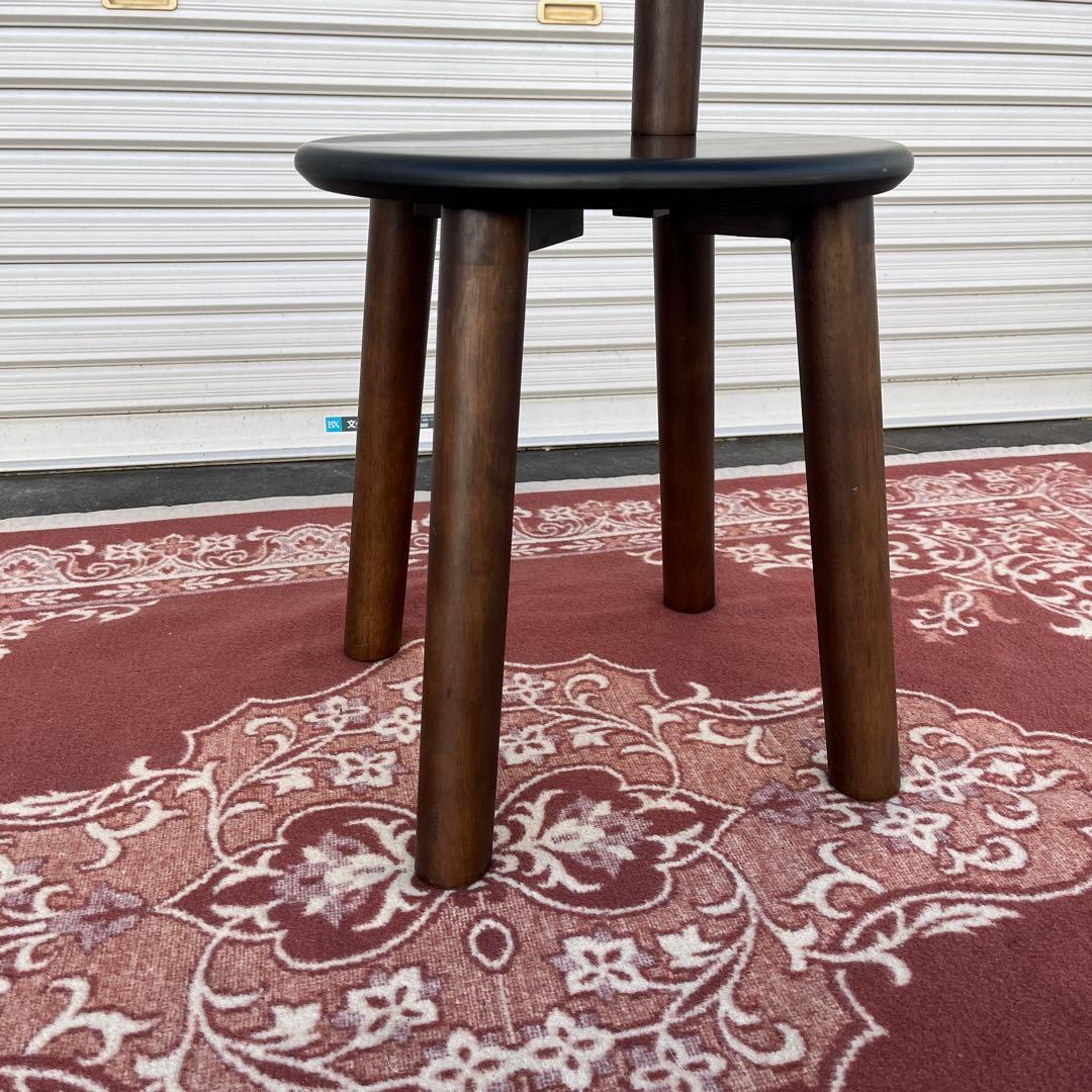 umbra アンブラ ◾️スツール付き 木製ポールハンガー 黒ブラック