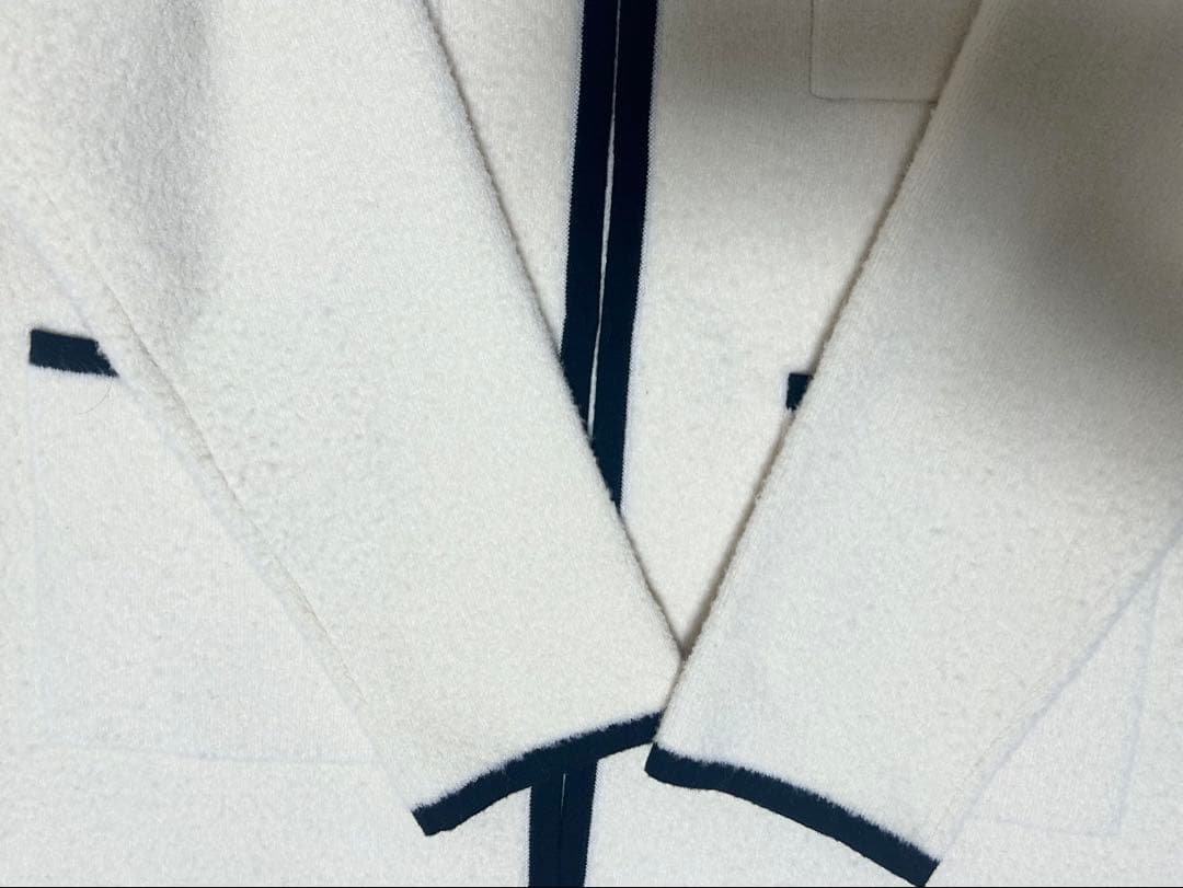 23区　ミニブークレ ニットジャケット