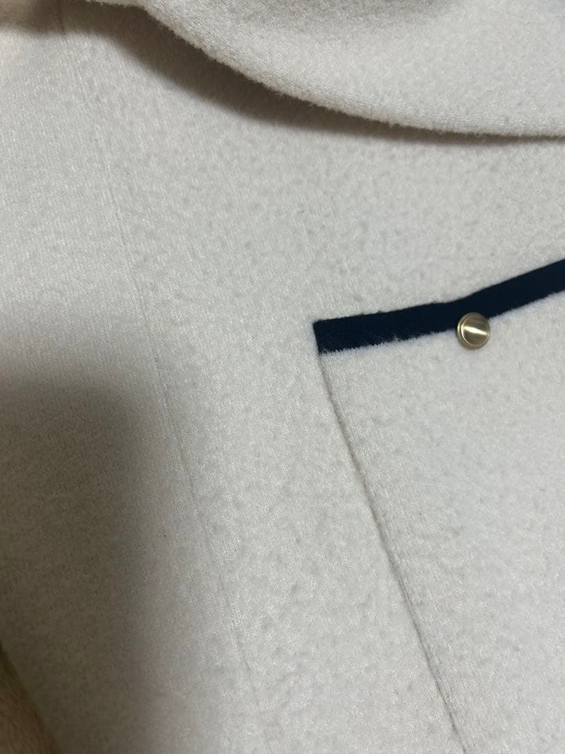 23区　ミニブークレ ニットジャケット