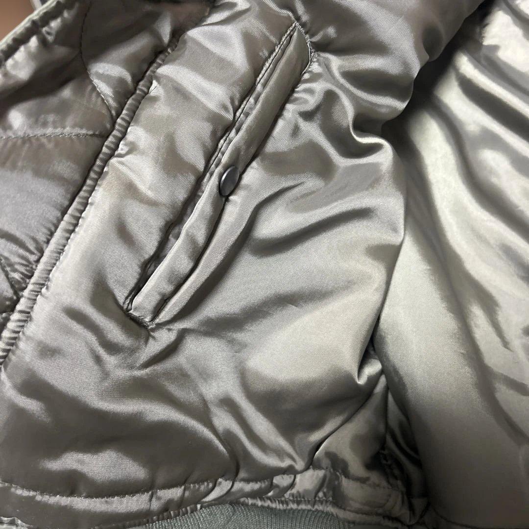 AVIREX MA-1 フライトジャケット S オリーブ カーキ 短丈