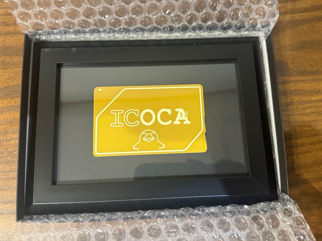 黄金のICOCA フレーム付き