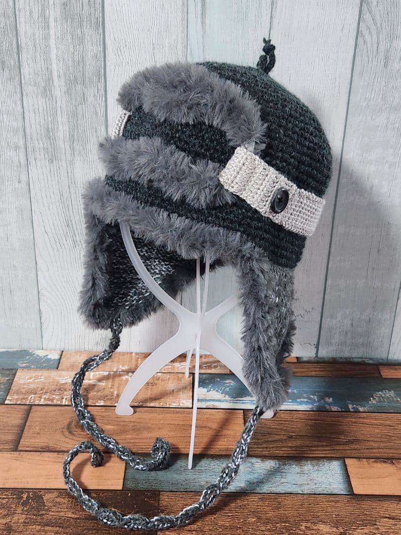 更咲ページ　フライトキャップ　スヌード３点