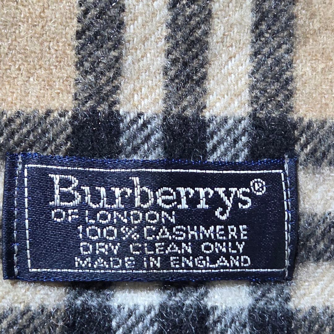 Burberrysバーバリーズカシミヤ100% マフラーノバチェック英国製古着