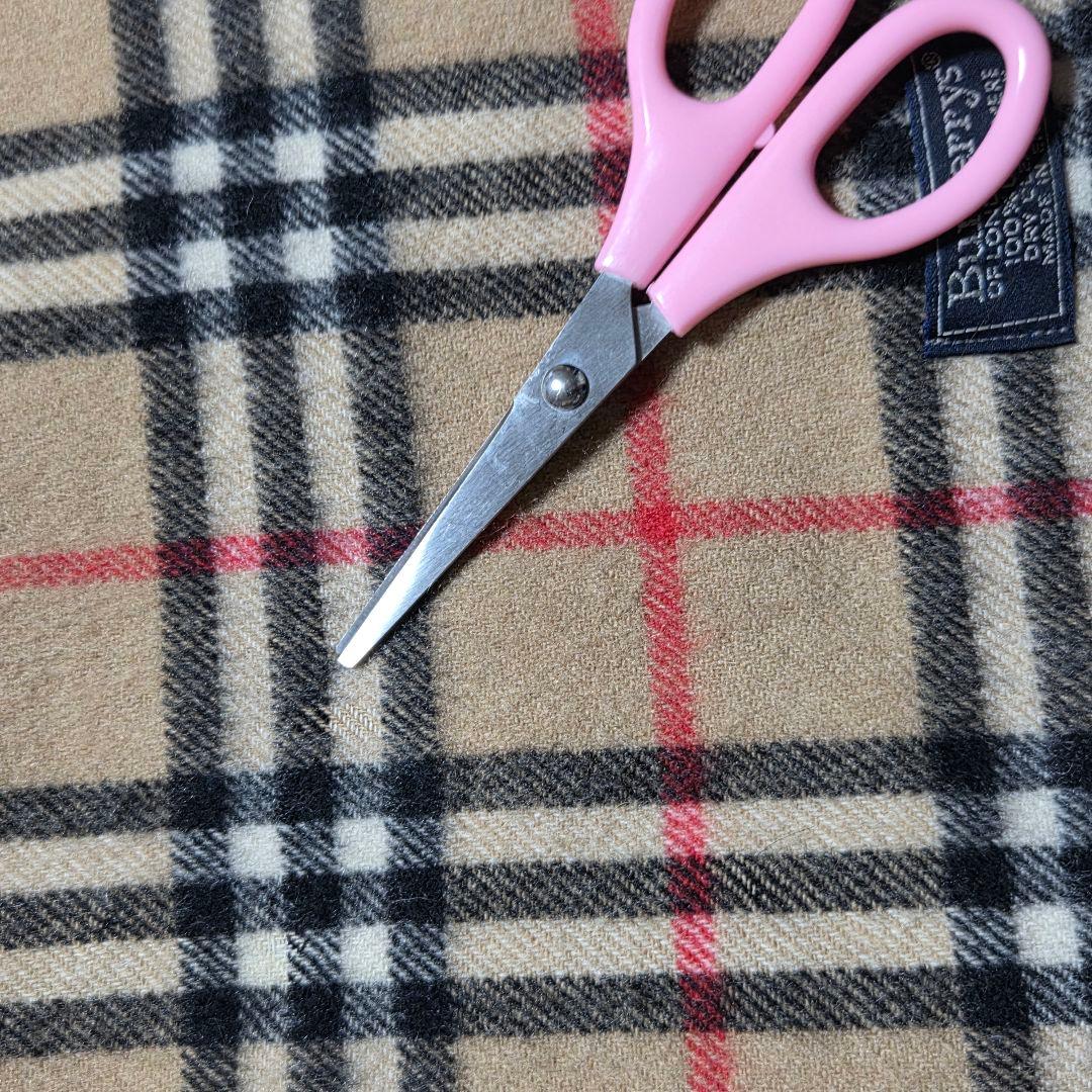 Burberrysバーバリーズカシミヤ100% マフラーノバチェック英国製古着