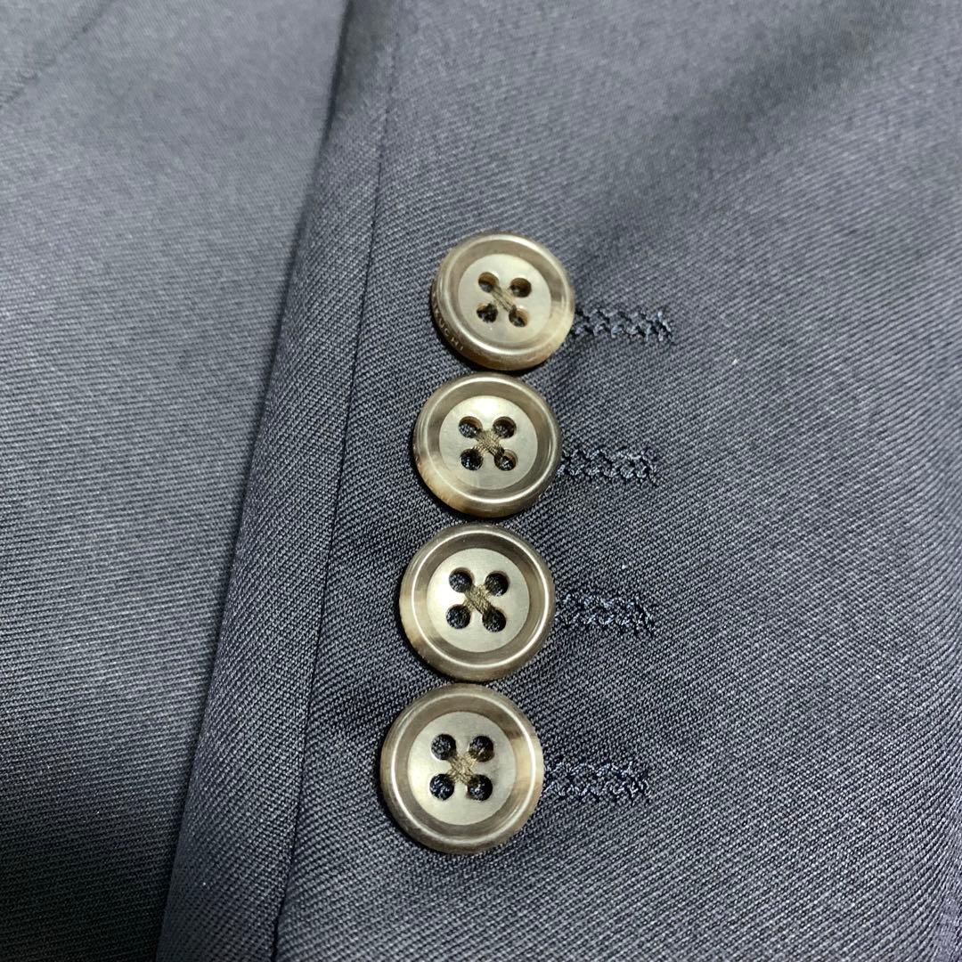 極美品 タケオキクチ カノニコ スーツ セットアップ 3ピース 赤タグ ネイビー