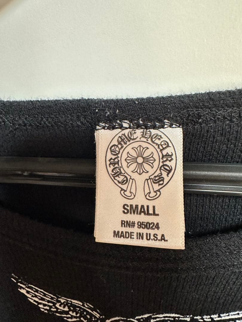 Chrome Hearts ブラック 長袖カットソー S