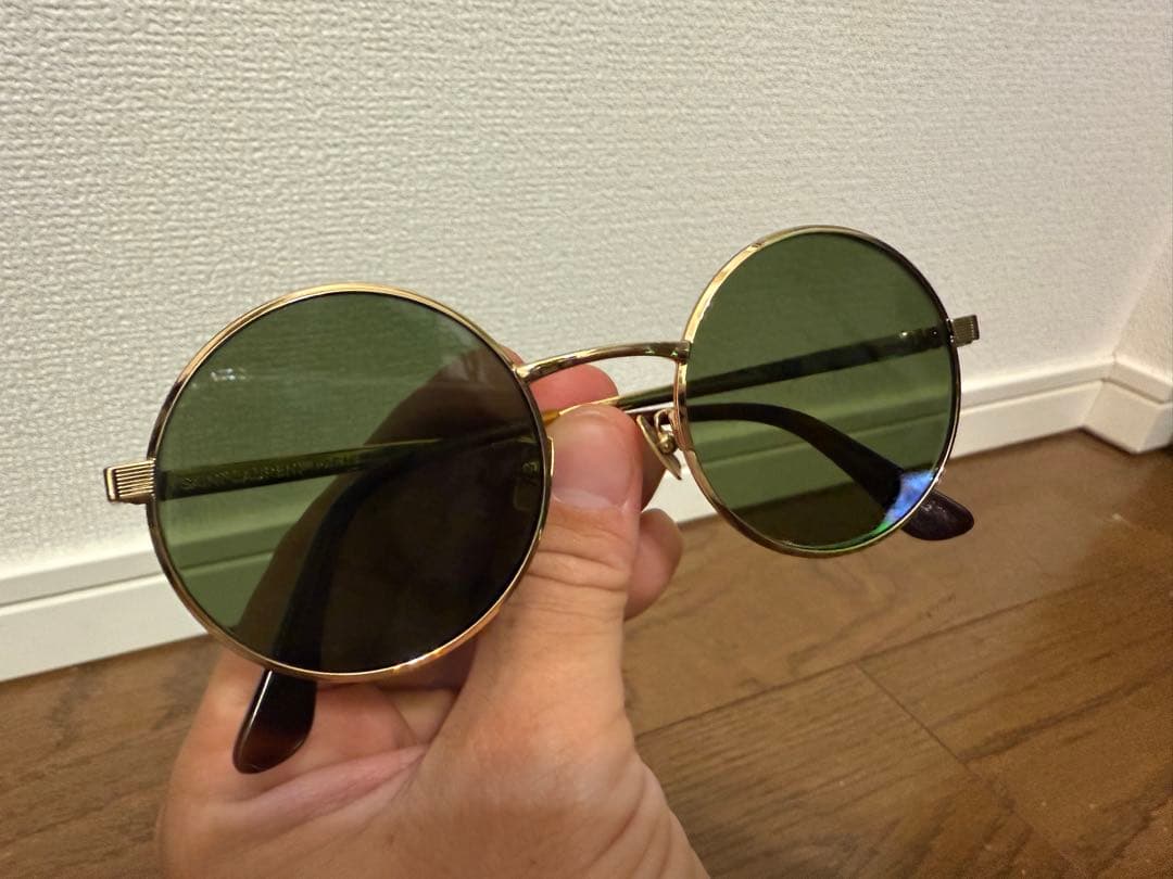 定価約75000 サンローラン SL 136 Zero 002 ゴールド