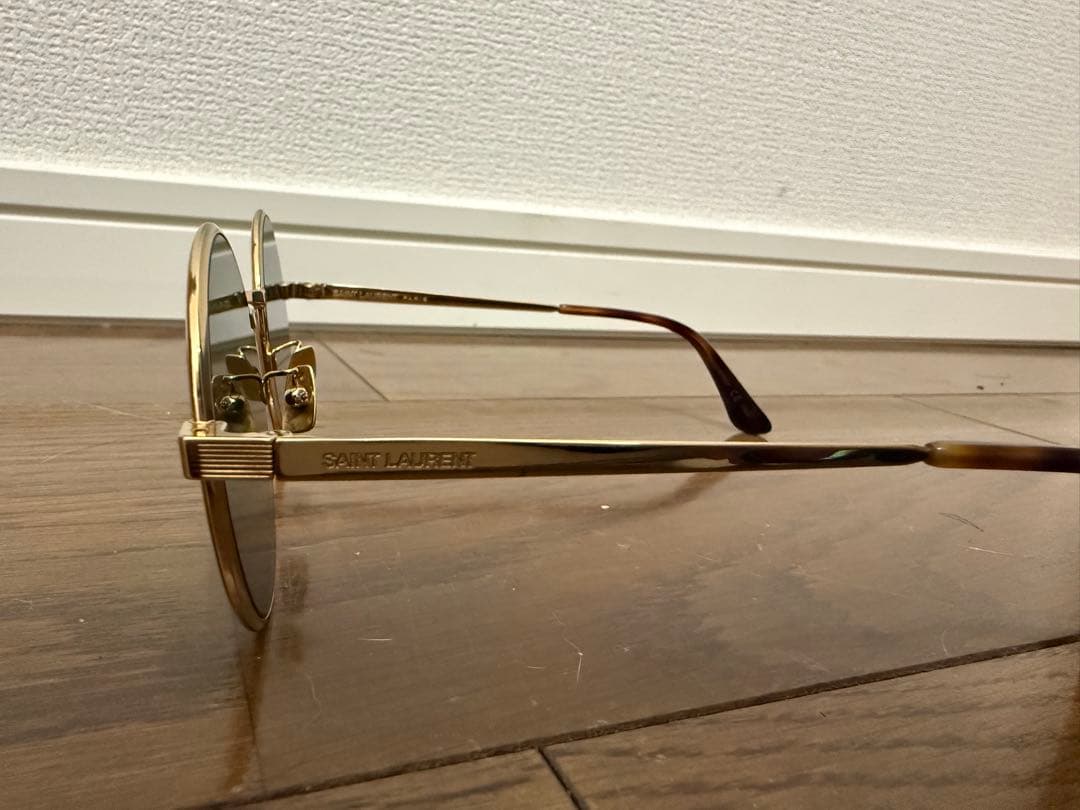 定価約75000 サンローラン SL 136 Zero 002 ゴールド