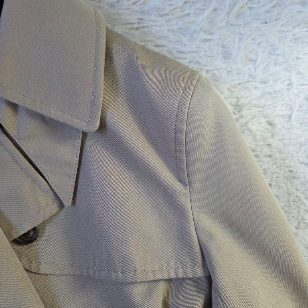 バーバリー ロンドン トレンチコート ミドル ノバチェック M ハニーベージュ