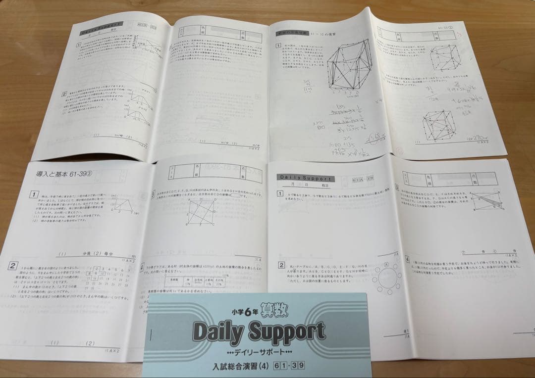 サピックス6年生まとめセット 算数 春期・夏期講習・基礎力トレーニング 含む