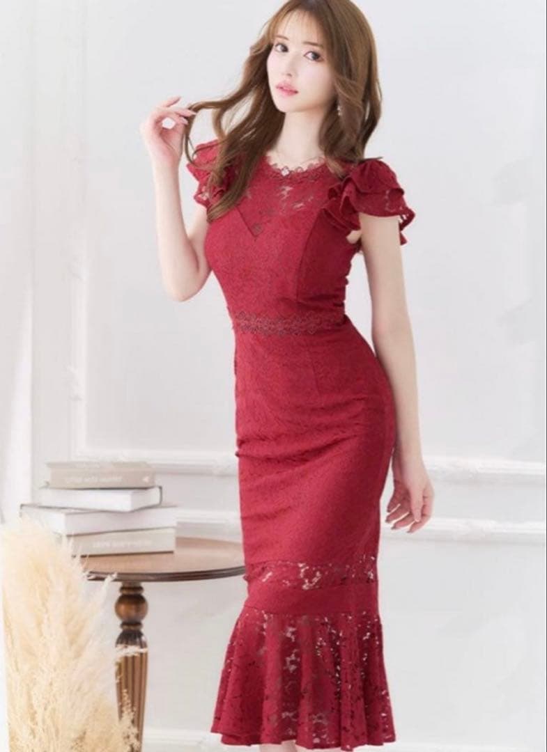 Vanessa Heart (Sugar)キャバドレス ダークレッド