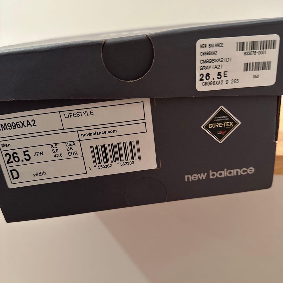 newbalance 996 ゴアテックス