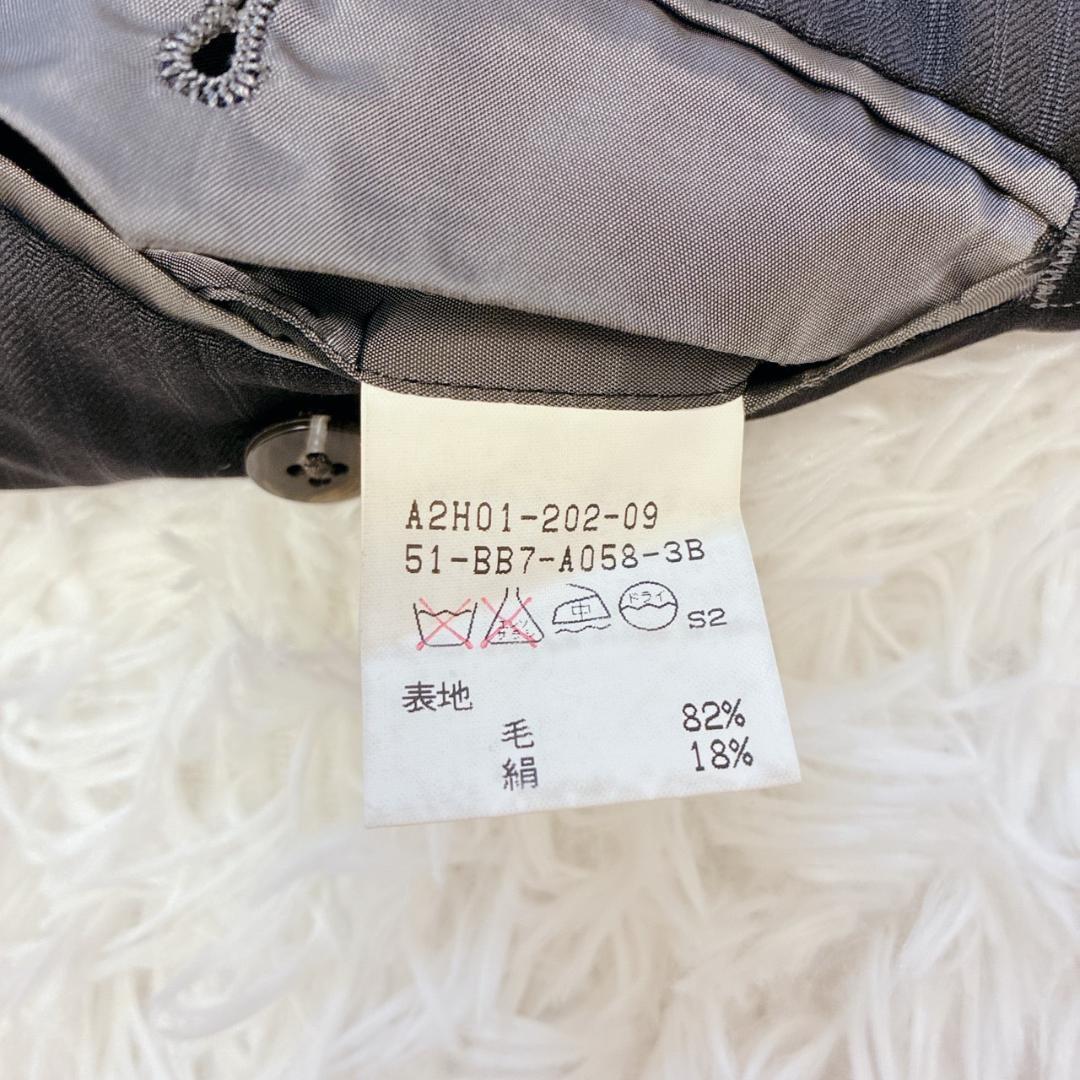 【極美品✨】バーバリーロンドン テーラードジャケット ウール シルク ホース刺繡