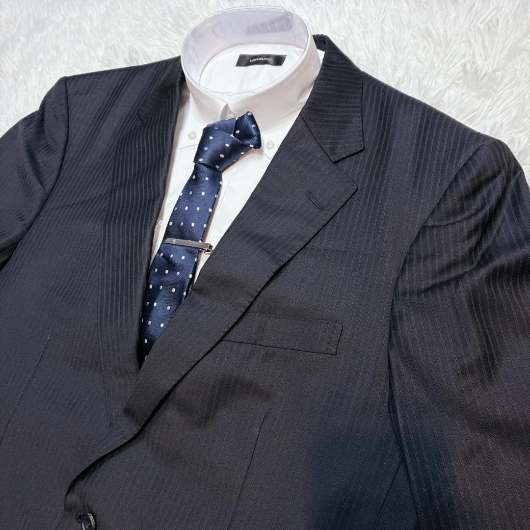 【極美品✨】バーバリーロンドン テーラードジャケット ウール シルク ホース刺繡